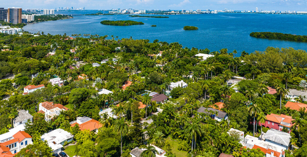 View of Morningside Miami Florida